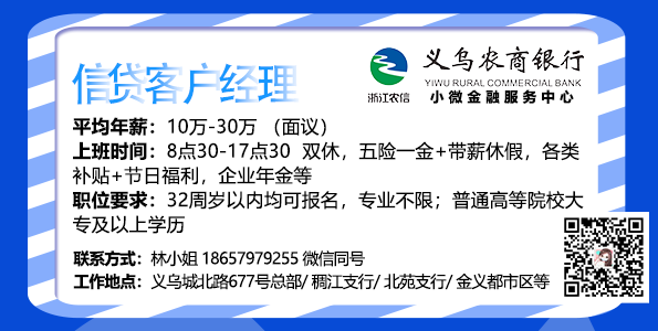 义乌农商银行小微金融服务中心